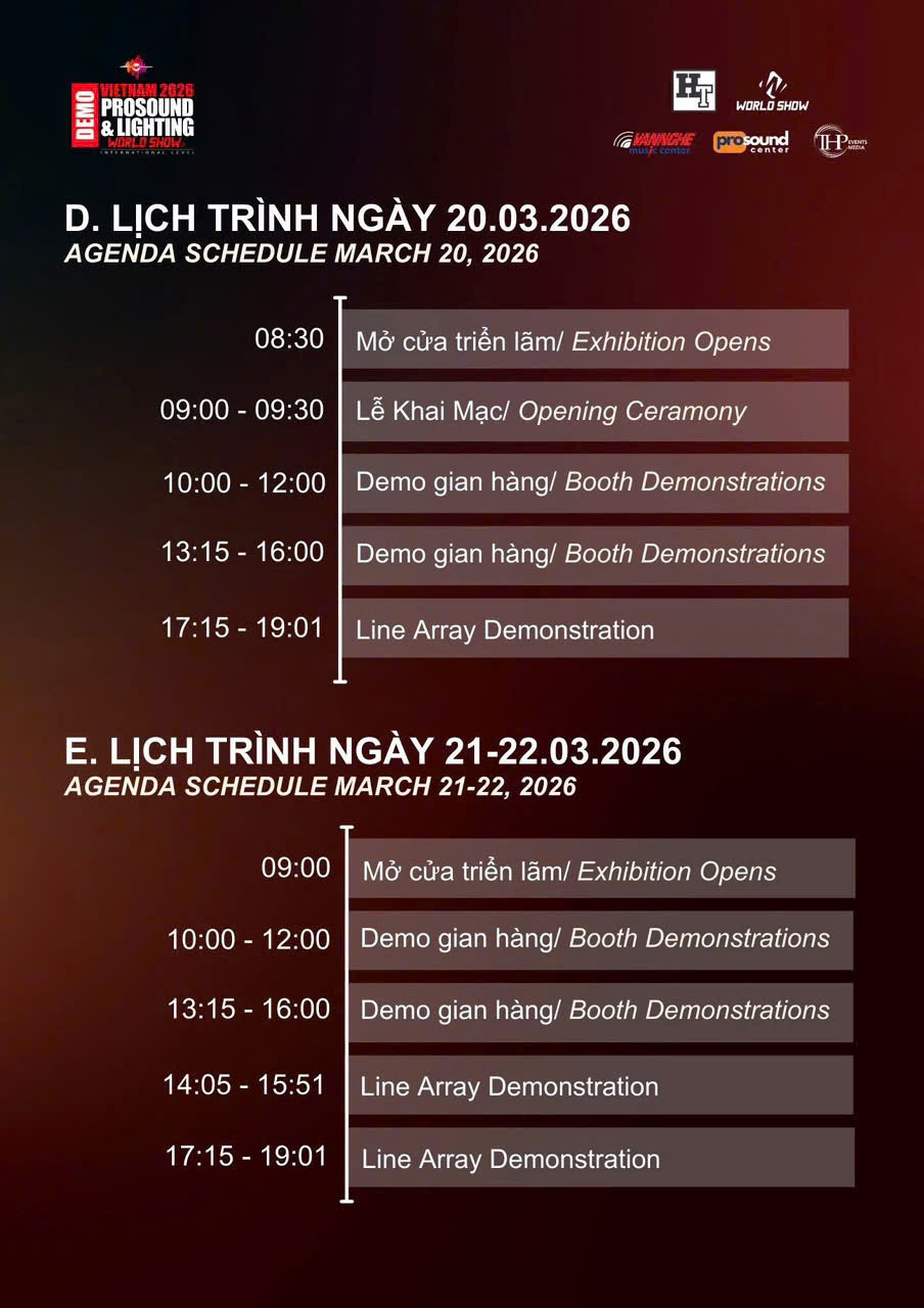 Cẩm Nang Đi Triển Lãm Prosound & Lighting Cho Người Mới: Lịch Mở Cửa, Demo Thiết Bị, Khách Sạn Và Quán Ăn Gần Nhất