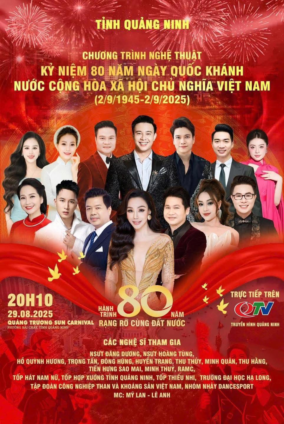 Quảng Ninh concert: Đêm hội âm nhạc mừng 80 năm Quốc khánh