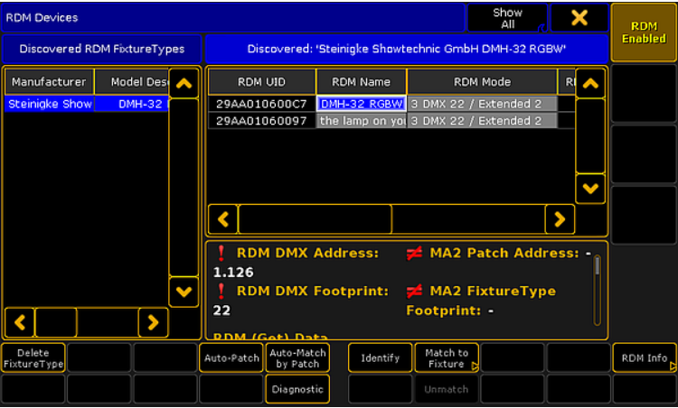 Hủy kết Nối Tính Năng RDM Trên Bàn MA2