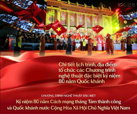 Lịch sự kiện 2/9 tại Hà Nội: Tâm điểm chương trình nghệ thuật 