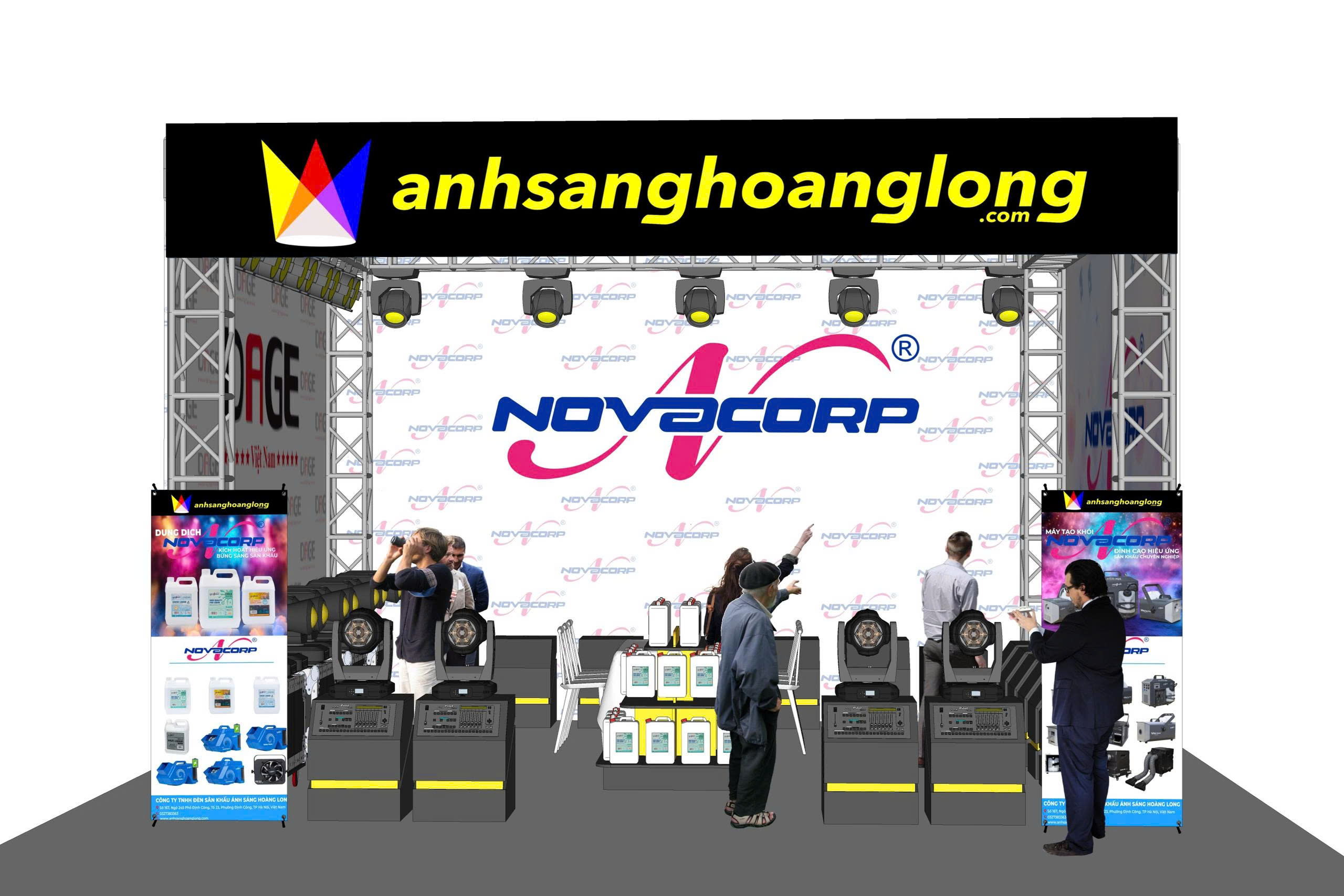 Novacorp: Bùng Nổ Hiệu Ứng Sân Khấu tại PLASE Show 2025