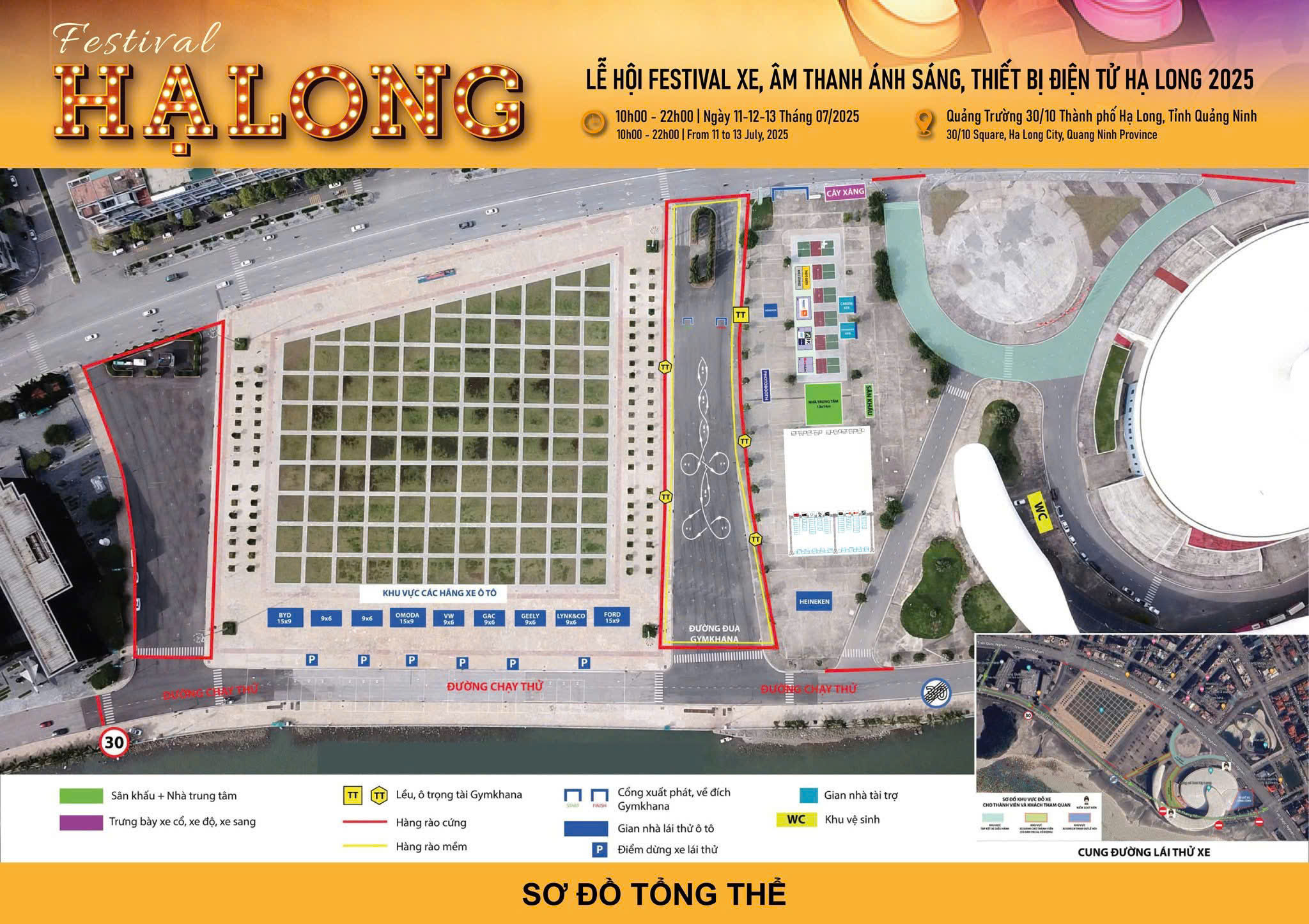 Địa điểm tổ chức Festival Hạ Long 2025 - Quảng Trường 30/10