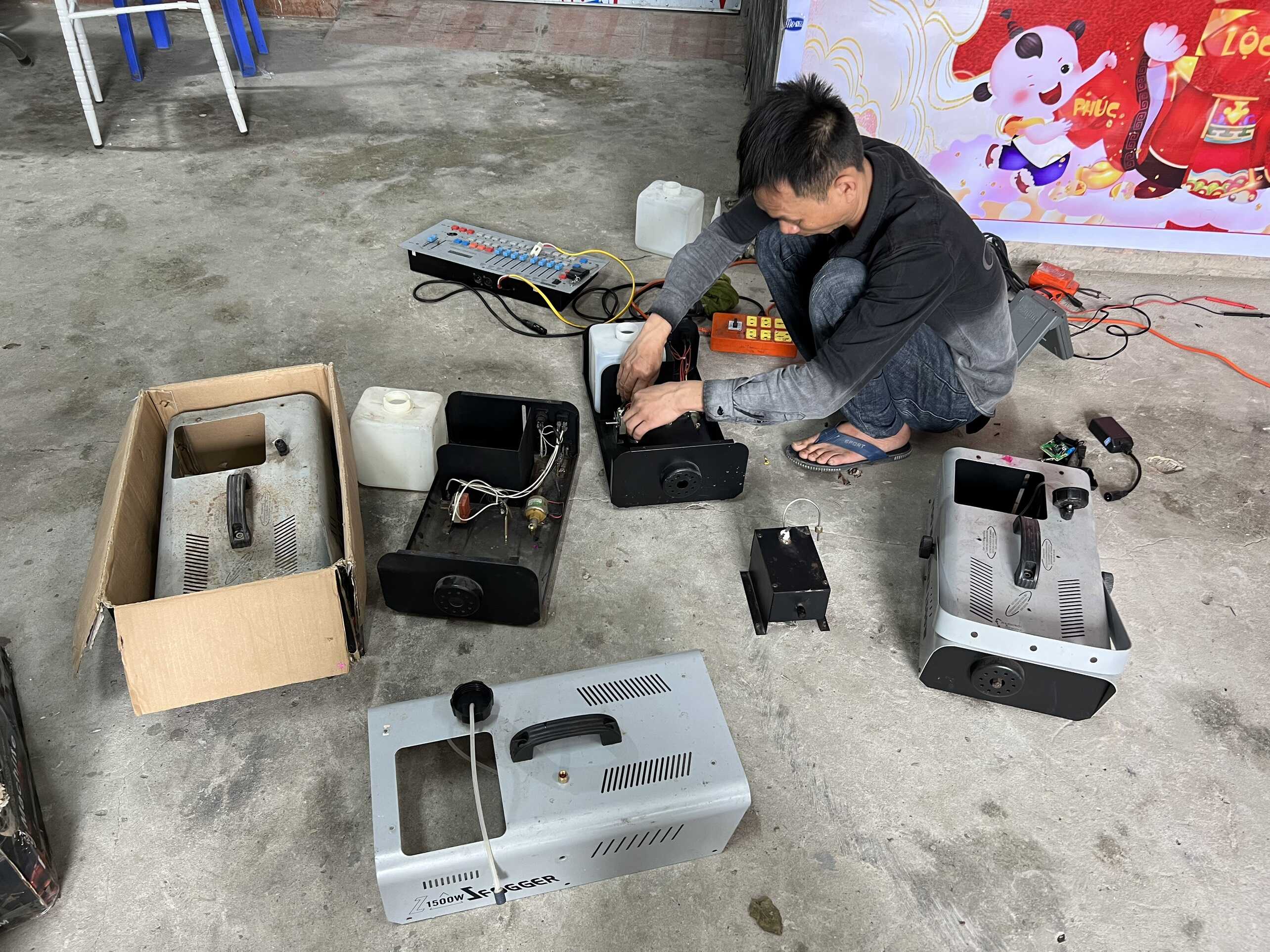 Sửa chữa máy tạo khói sân khấu lấy ngay