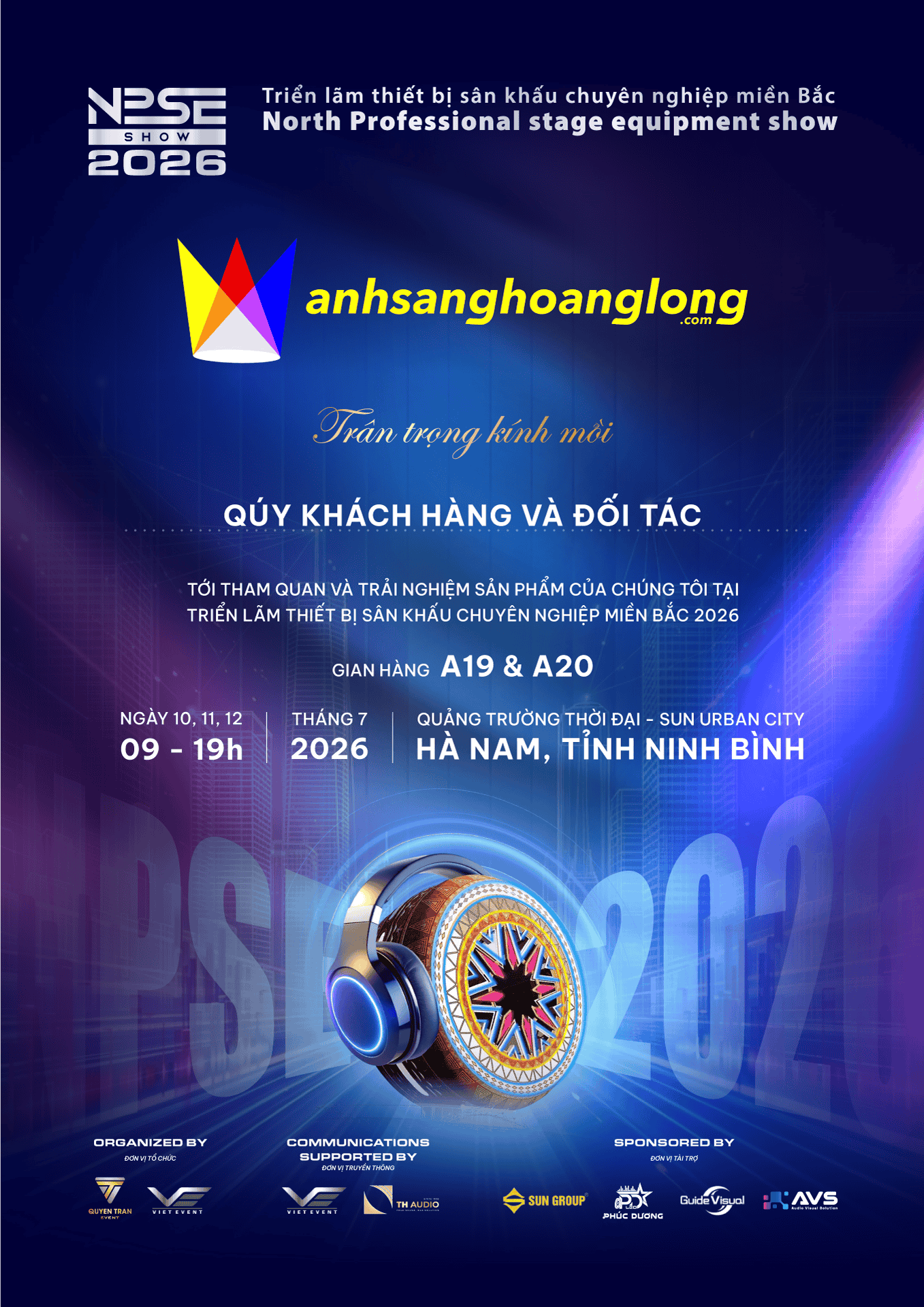 Thời gian diễn ra sự kiện NPSE 2026 Tại Sun Urban City Ninh Bình