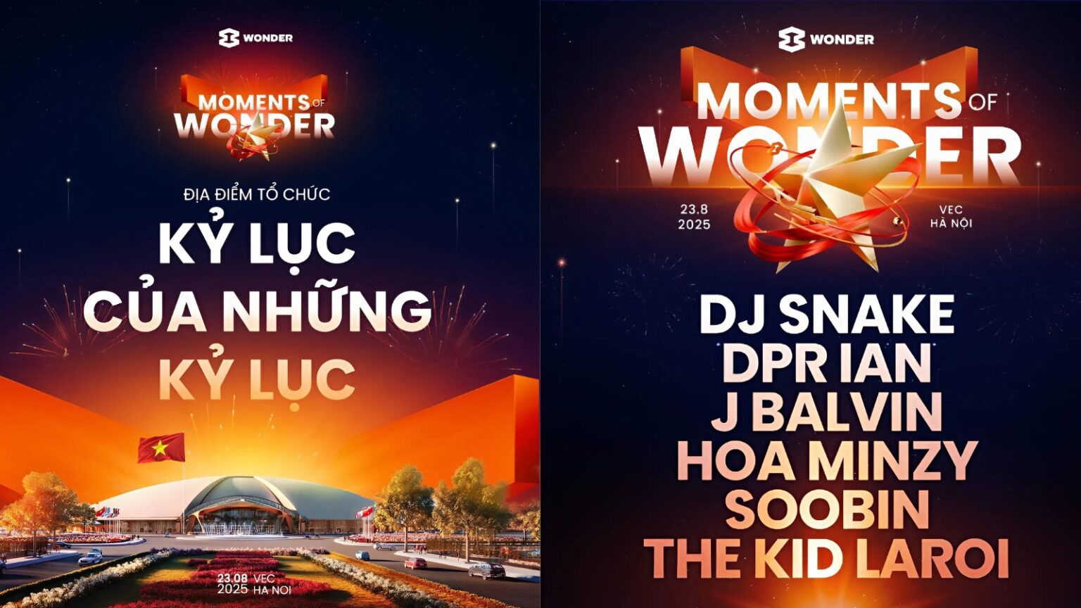 8WONDER Hà Nội: Siêu nhạc hội có DJ Snake, J Balvin, công bố giá vé và đặc quyền Meet & Greet
