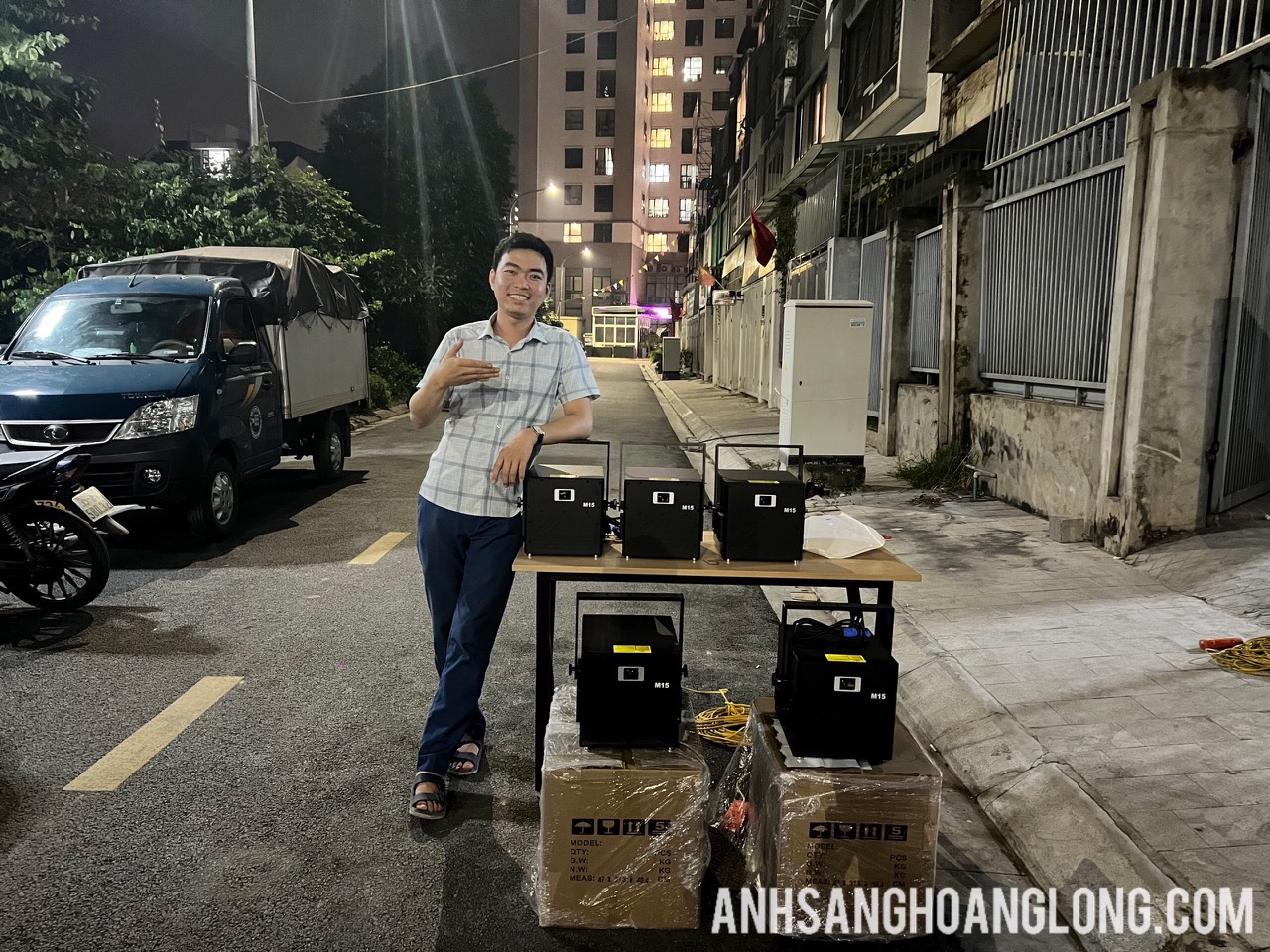 cho thuê combo đèn nháy hội nghị