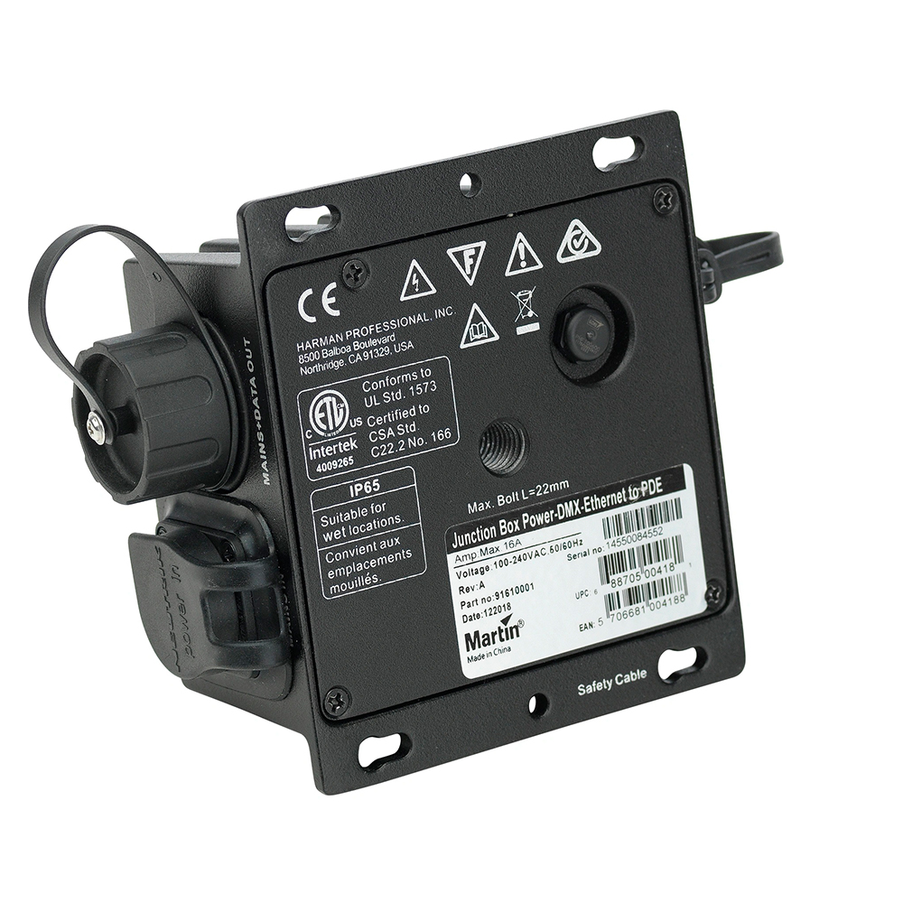 Đầu vào nguồn và dữ liệu cho hệ thống cám PDE Junction Box Passive - Martin