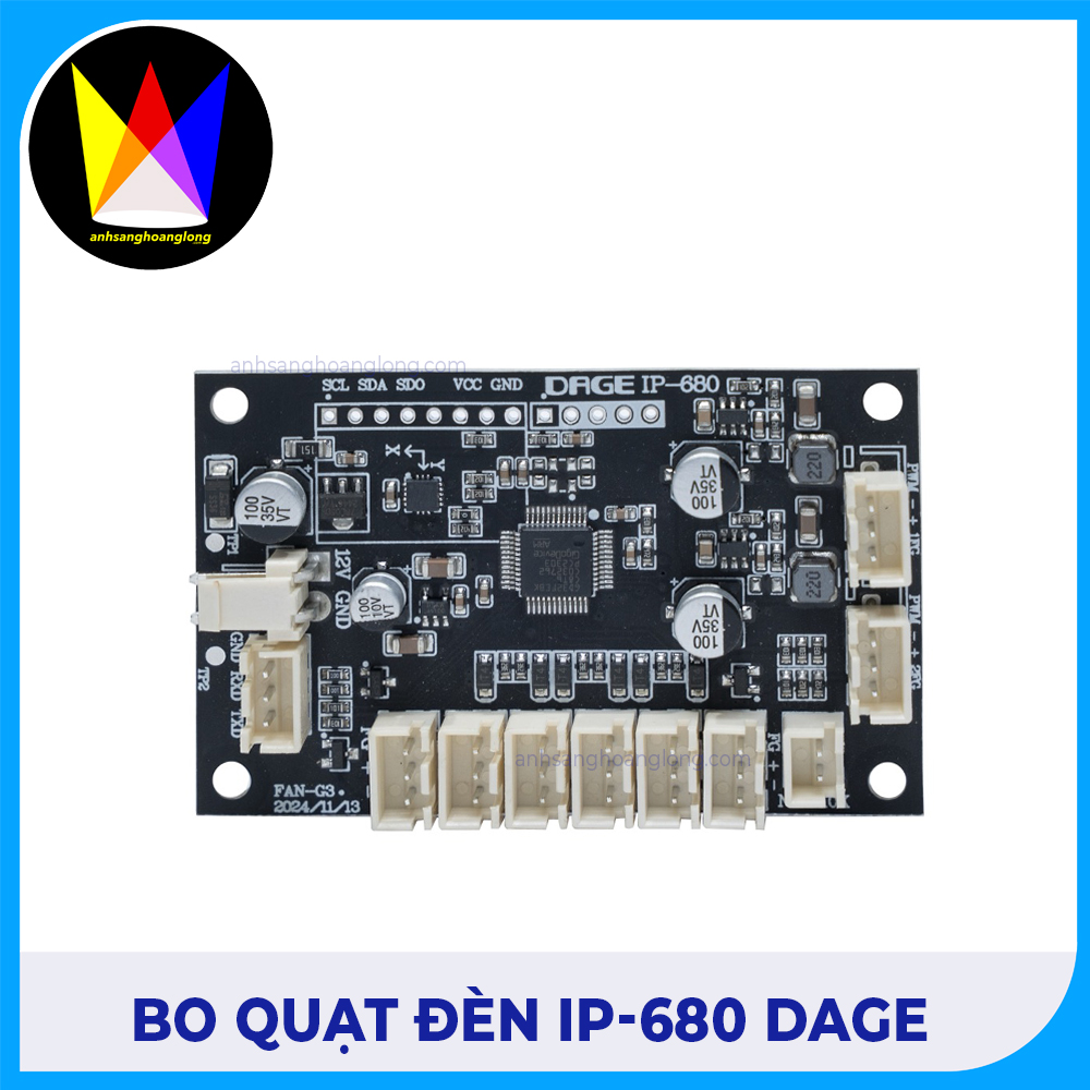 Bo Quạt Đèn IP-680 DAGE