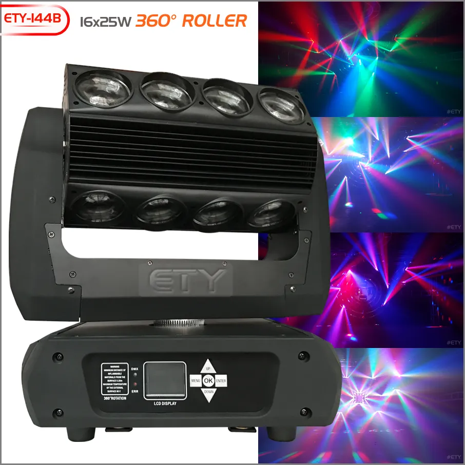 ETY-144B 16X25W 360° Roller Beam Moving Head