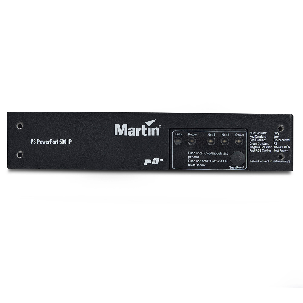 Bộ nguồn và dữ liệu trong nhà/ngoài trời dành cho đèn LED Martin Creative IP P3 PowerPort 500