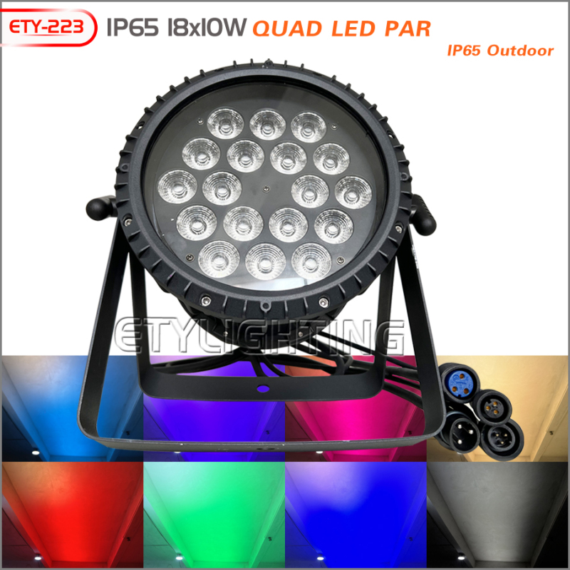 ETY-223 IP65 18X10W/24X10W Quad LED PAR