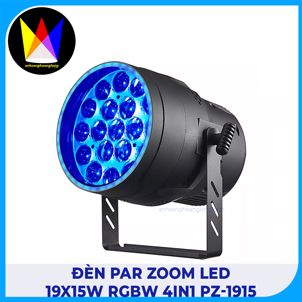 Đèn Par Zoom LED 19x15W RGBW 4in1 PZ-1915 M Lighting