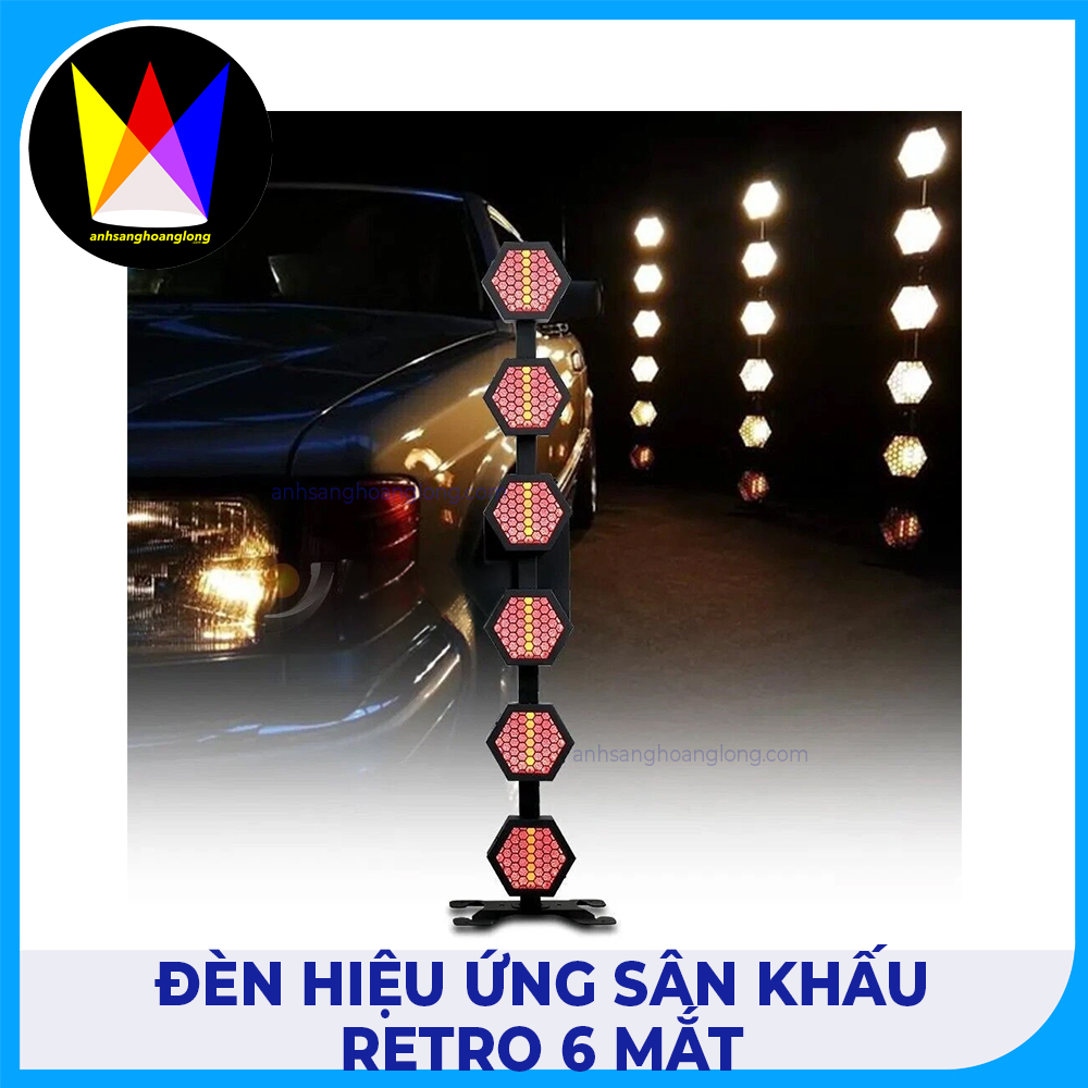 Đèn Hiệu Ứng LED Pixel Retro 6 Mắt