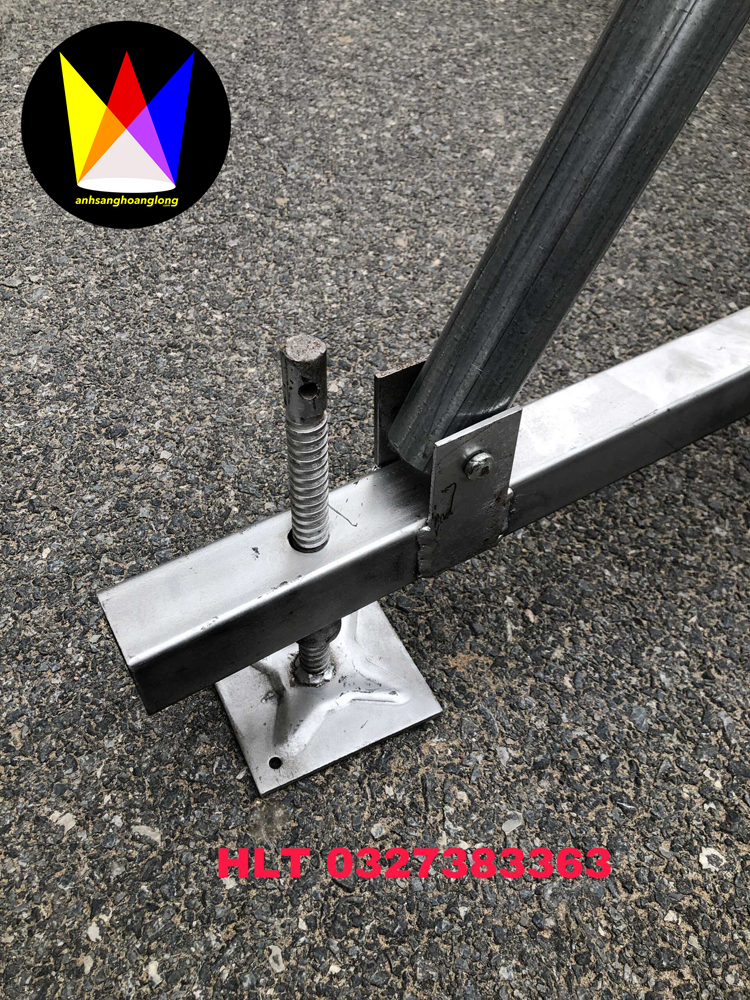 Bộ Chân Đế Bắt Truss Nhôm Tiếp Diện 400x400