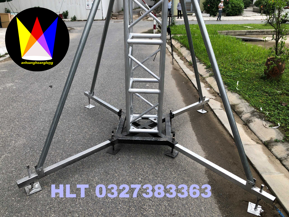 Bộ Chân Đế Bắt Truss Nhôm Tiếp Diện 400x400