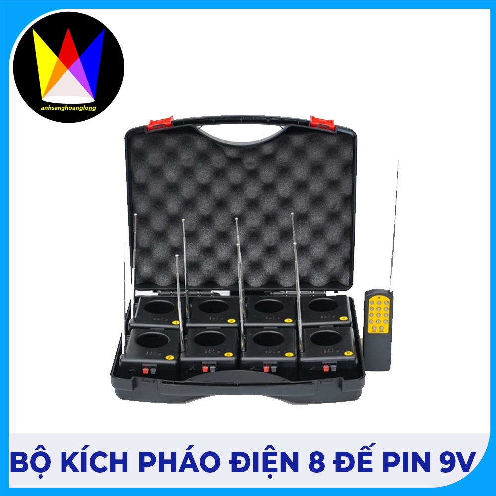 Bộ Kích Pháo Điện 8 Đế Pin 9v
