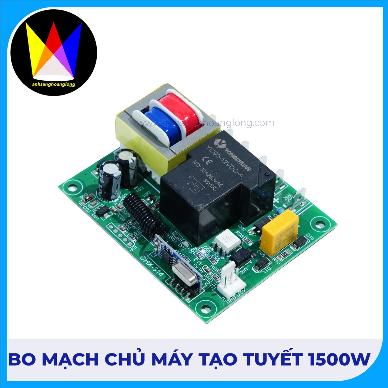 Bộ Mạch Chủ Máy Tạo Tuyết 1500W – Phụ Kiện Thay Thế Chính Hãng