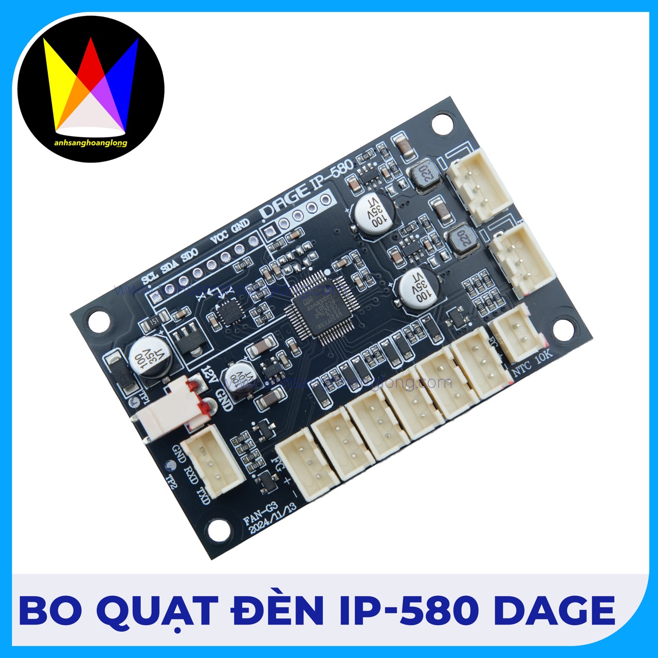 Bo Quạt Đèn IP-580 DAGE – Phụ Kiện Thay Thế Chính Hãng