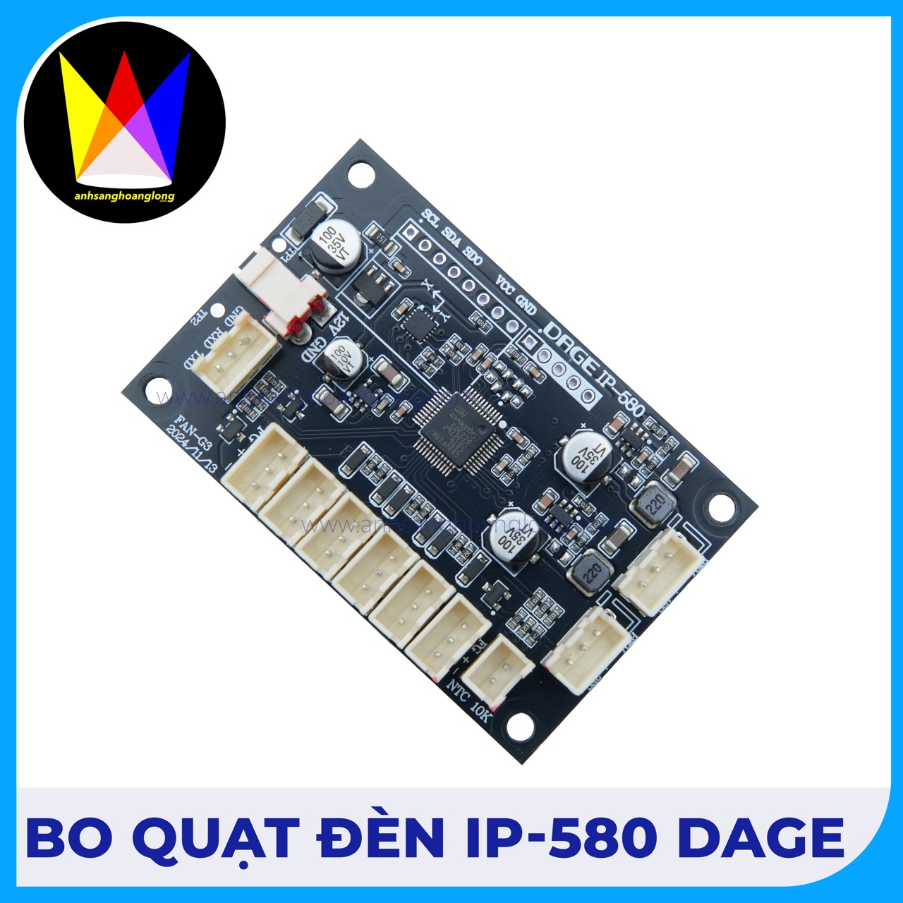 Bo Quạt Đèn IP-580 DAGE – Phụ Kiện Thay Thế Chính Hãng