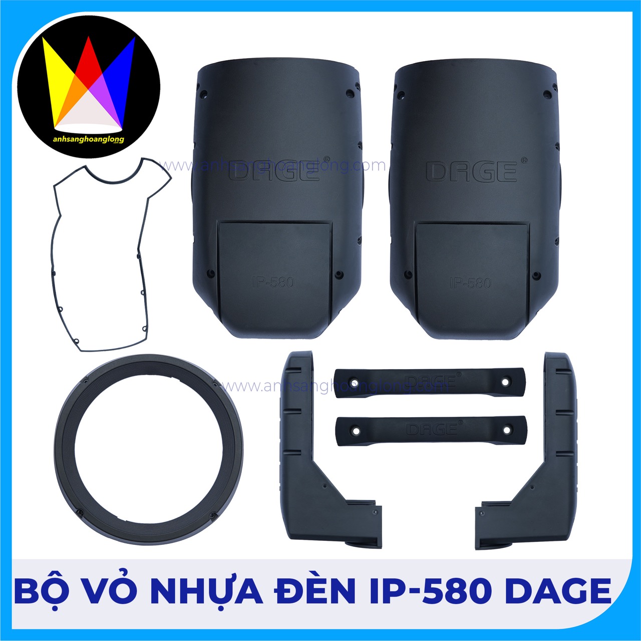 Bộ Vỏ Nhựa Đèn Beam IP-580 DAGE