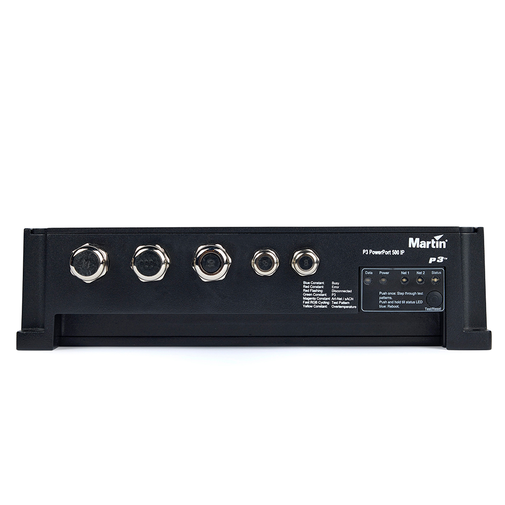 Bộ nguồn và dữ liệu trong nhà/ngoài trời dành cho đèn LED Martin Creative P3 PowerPort 500 IP Install