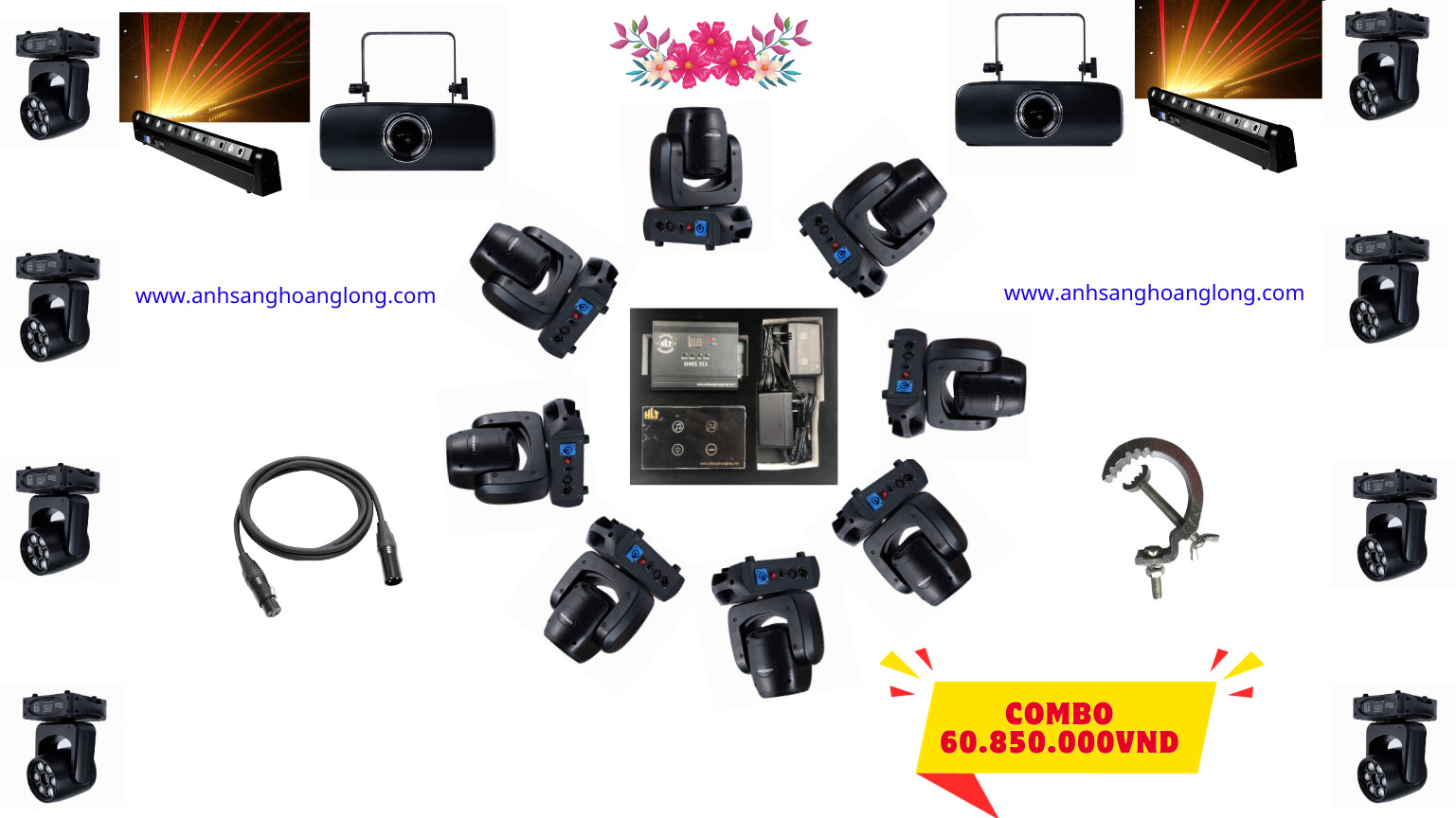 Cấu Hình Đèn Kraoke Đám Cưới 60.850.000VND