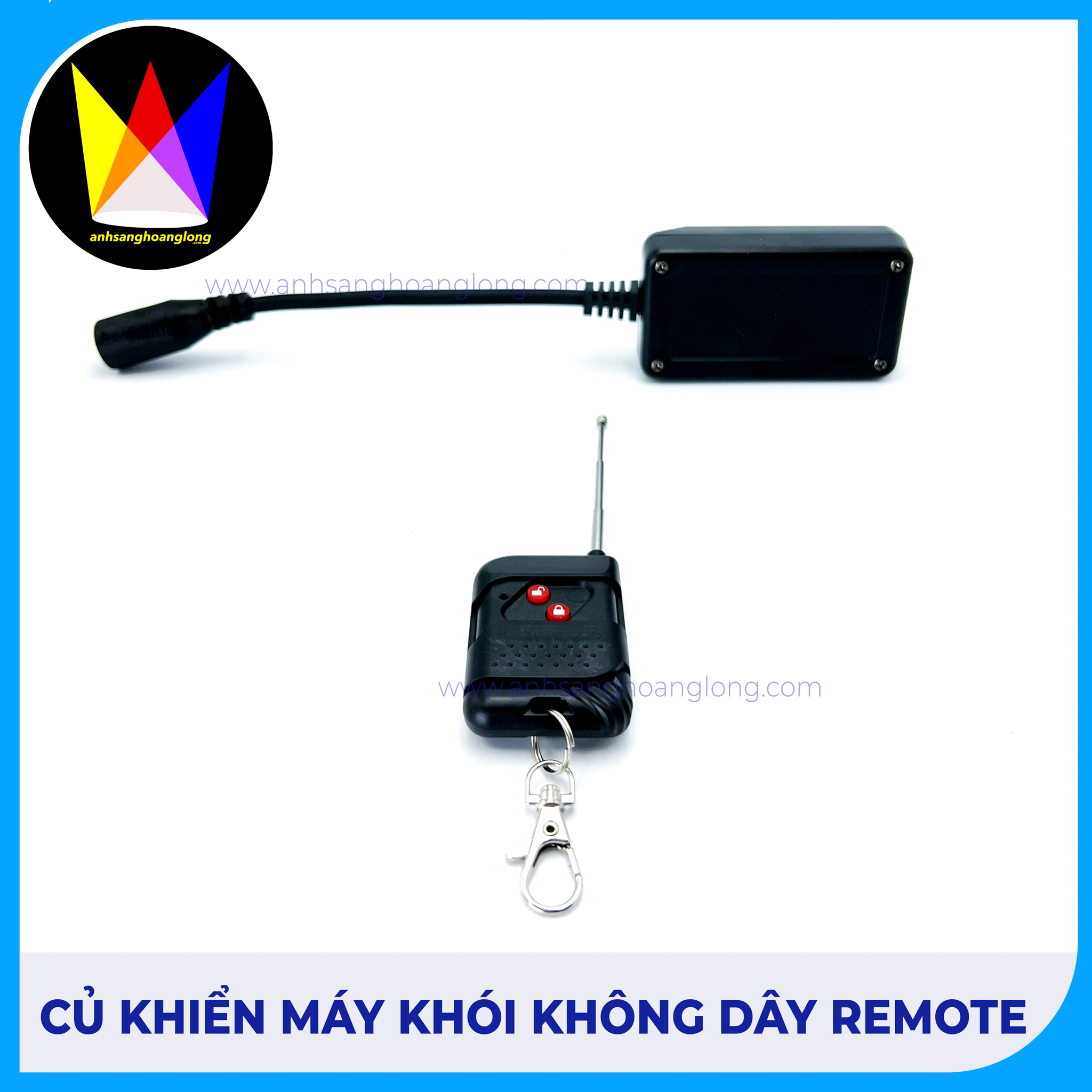 Củ Khiển Máy Khói Không Dây Remote – Phụ Kiện Điều Khiển Từ Xa Cho Máy Phun Khói