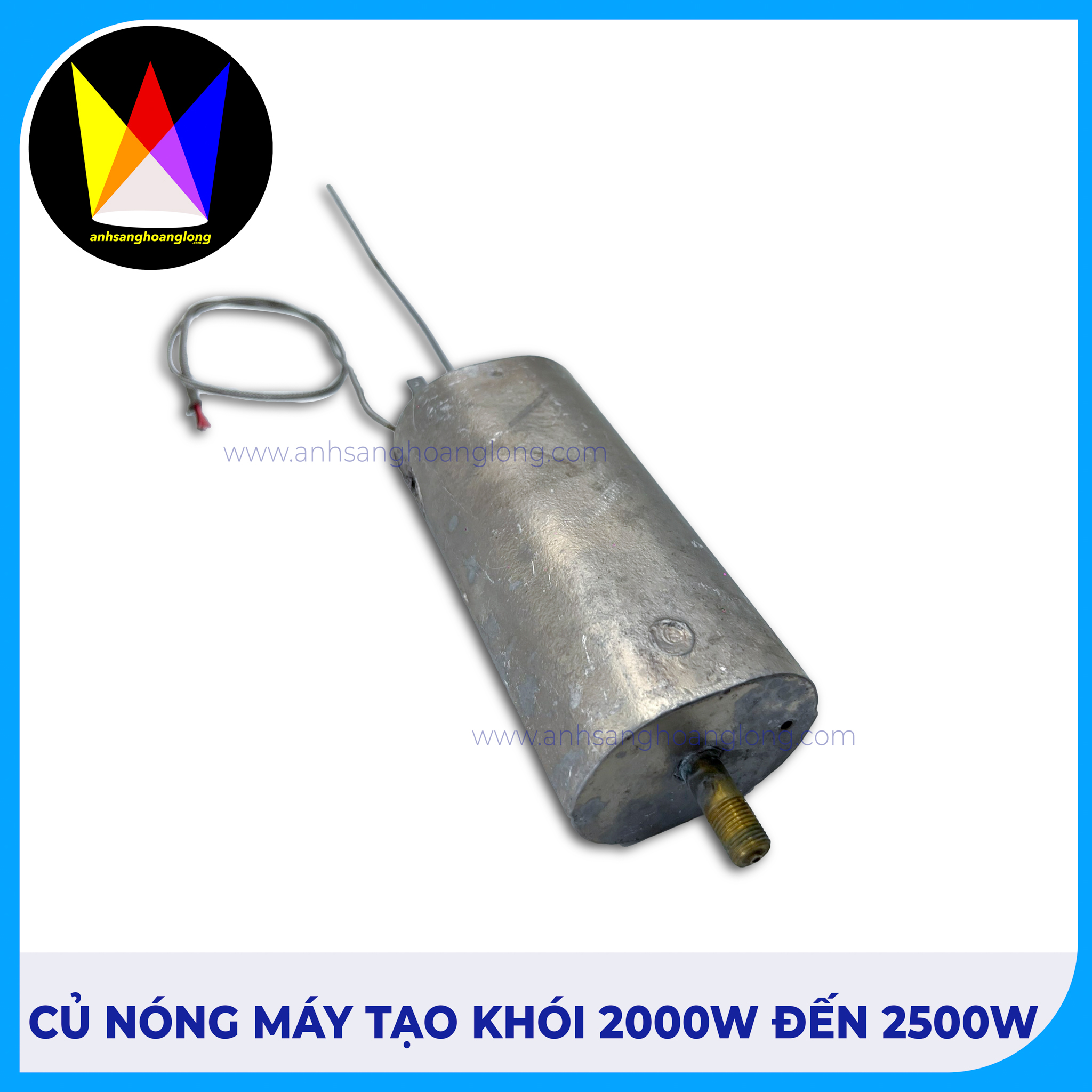 Củ Nóng 2000W đến 2500W – Phụ Kiện Thay Thế Cho Máy Phun Khói Sân Khấu