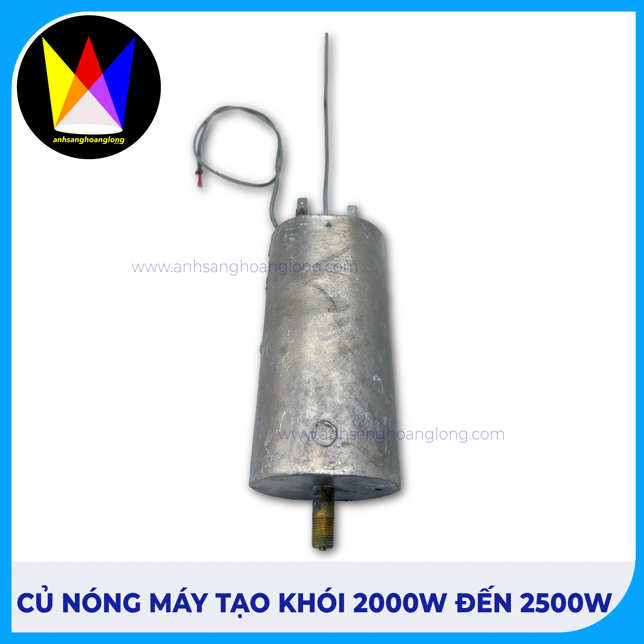 Củ Nóng 2000W đến 2500W – Phụ Kiện Thay Thế Cho Máy Phun Khói Sân Khấu