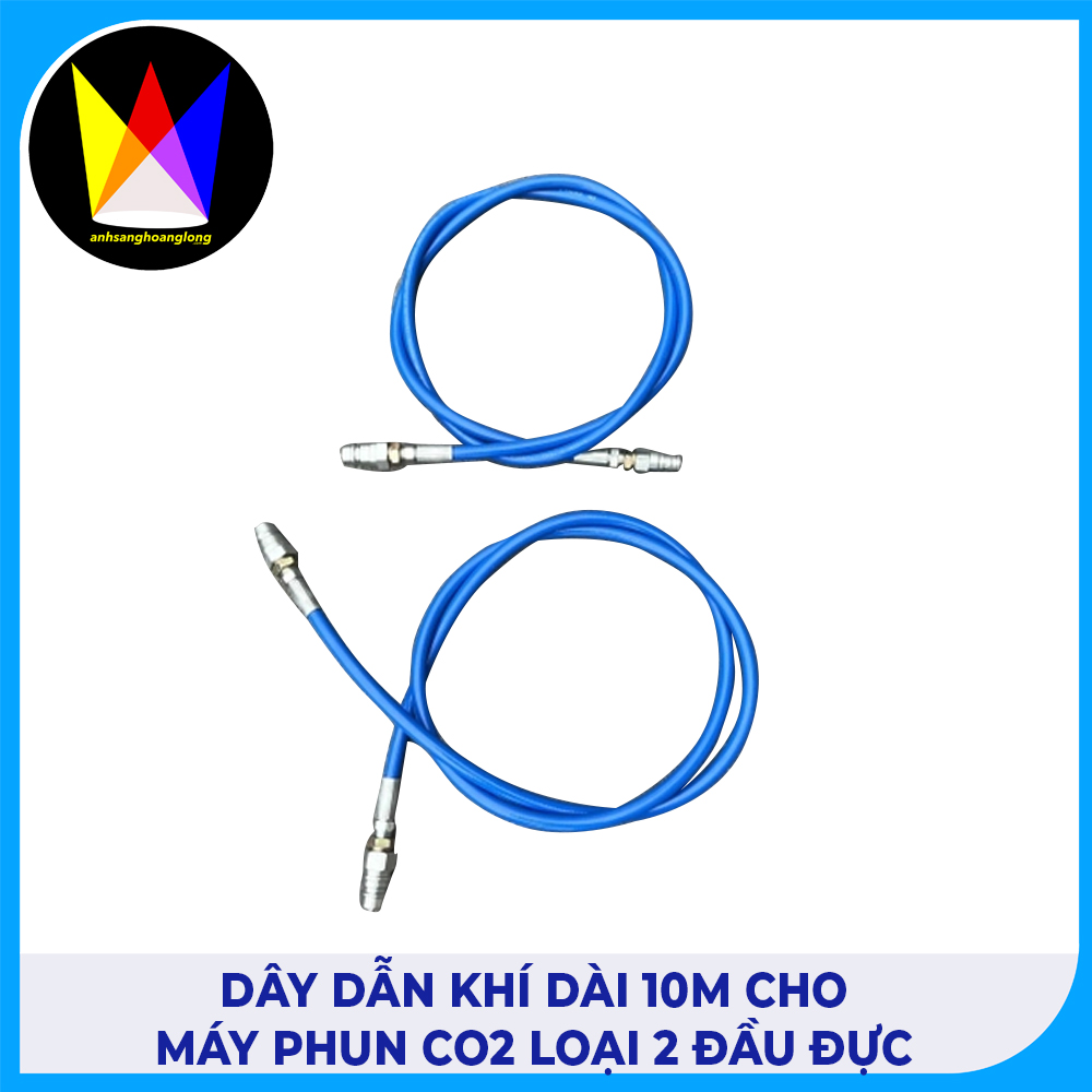 Dây Dẫn Khí Dài 10m Cho Máy Phun Co2 Loại 2 Đầu Đực
