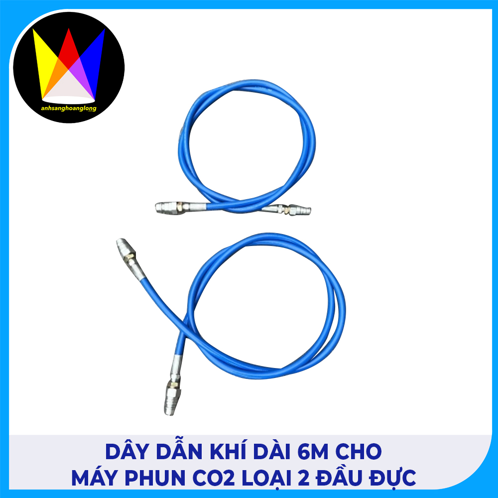 Dây Dẫn Khí Dài 6m Cho Máy Phun Co2 Loại 2 Đầu Đực