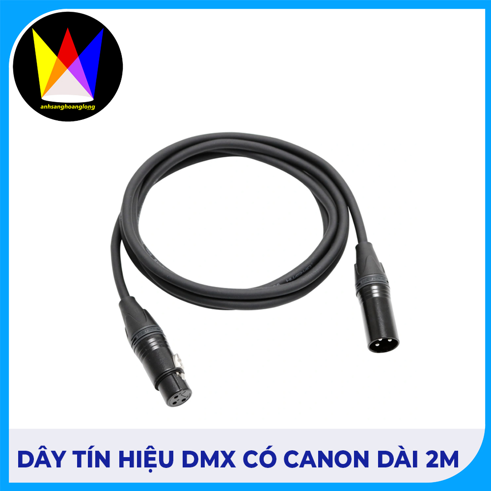 Dây Tín Hiệu Dmx Có Canon Dài 2M