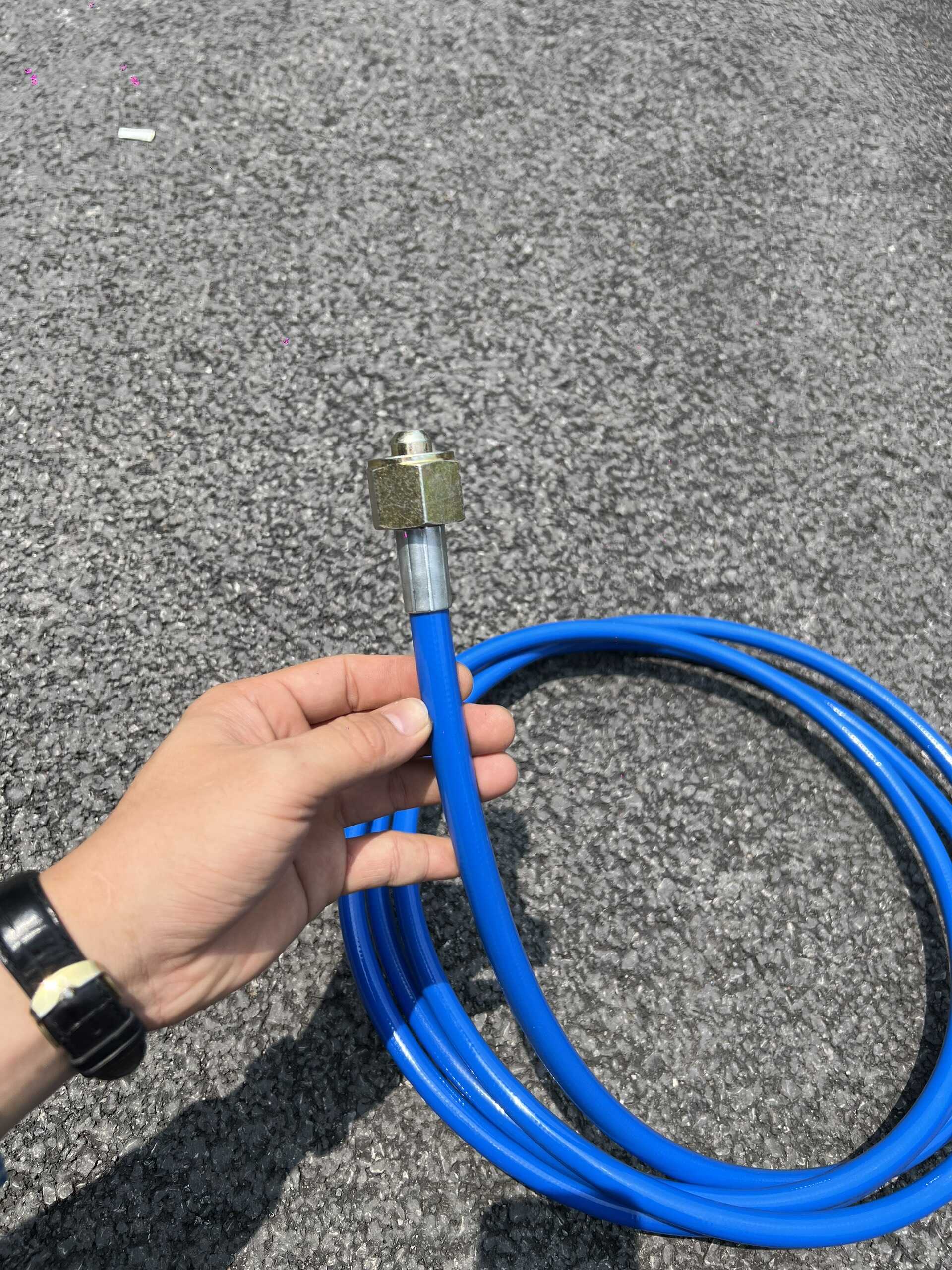 Dây Dẫn Khí Dài 8m Loại Một Đầu Vào Bình Khí Co2 Da Đầu Nối Nhanh Vào Máy Co2