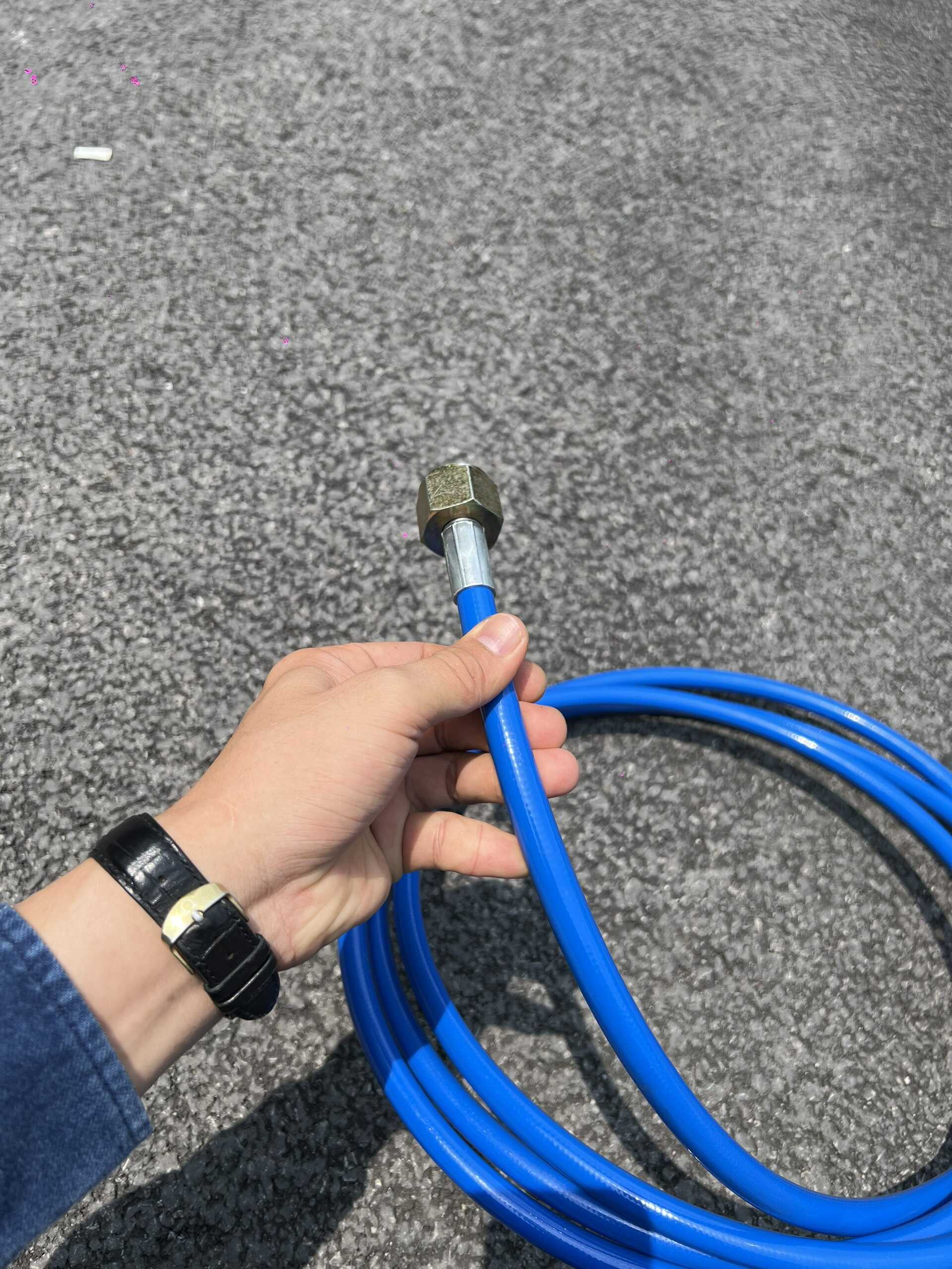 Dây Dẫn Khí Dài 12m Loại Một Đầu Vào Bình Khí Co2 Da Đầu Nối Nhanh Vào Máy Co2