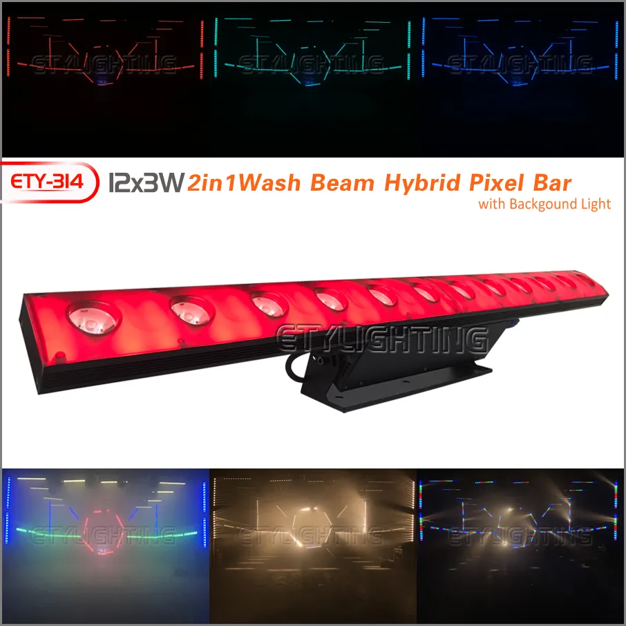 ETY-314 BAR-12 Pixel Wash Beam 2in1