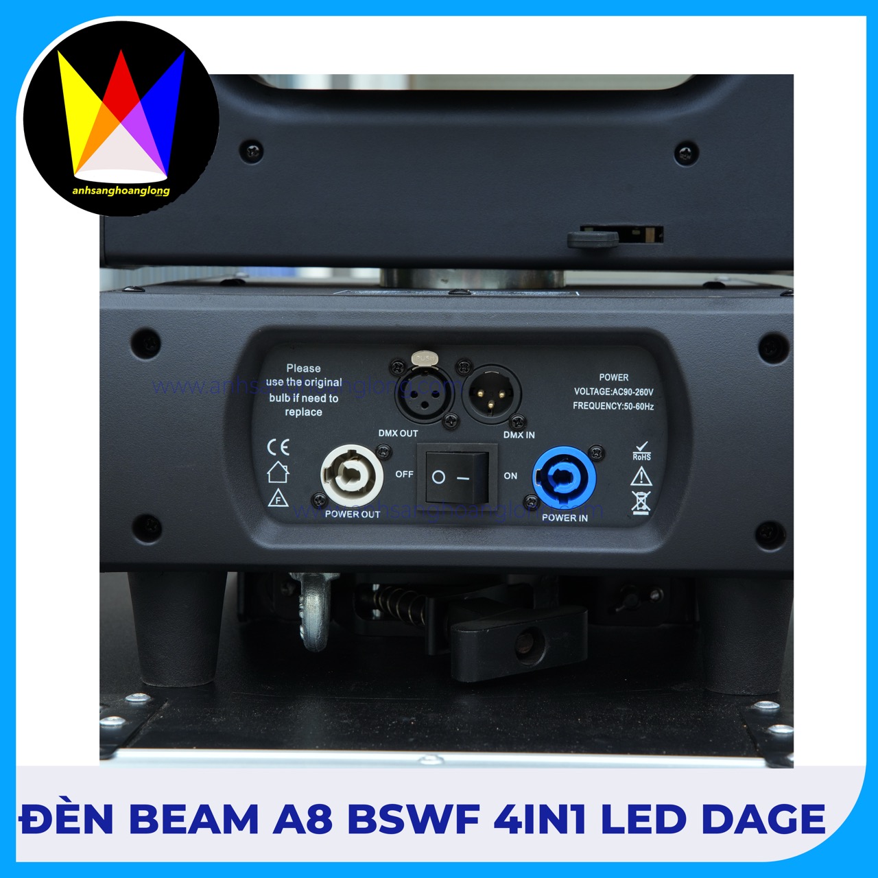 Đèn Beam A8 BSWF 4in1 DAGE
