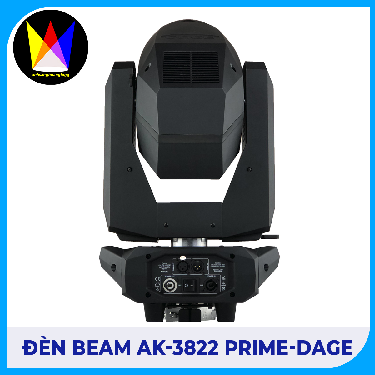 Đèn Beam AK-3822 – Siêu phẩm ánh sáng sân khấu mạnh mẽ từ thương hiệu DAGE