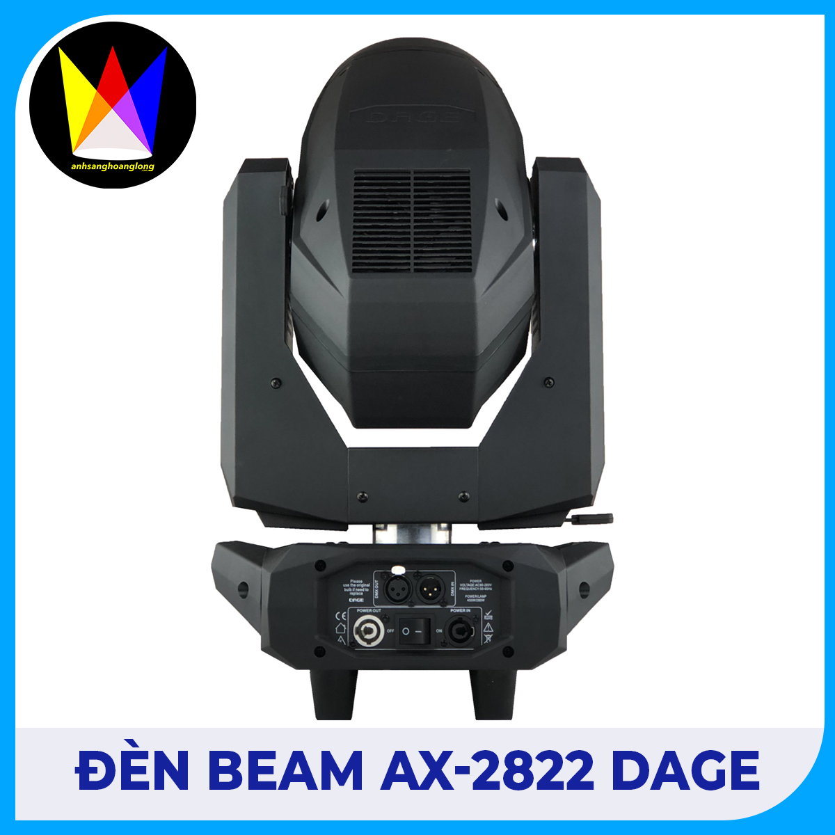 Đèn Beam AX-2822 – Công nghệ chiếu sáng hiện đại, hiệu suất vượt trội cho sân khấu chuyên nghiệp