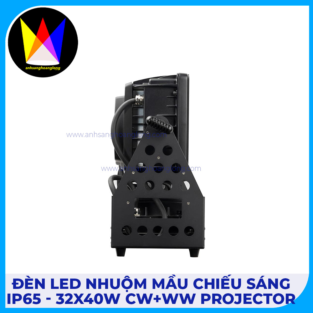 Đèn Led Nhuộm Màu Chiếu Sáng IP65 - 32x40W CW+WW Projector