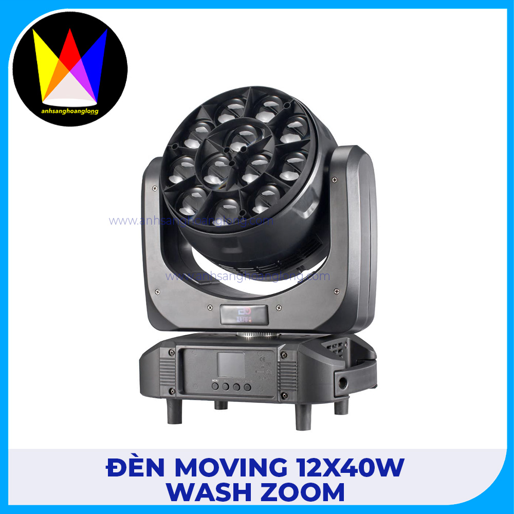 Đèn Moving 12x40W WASH Zoom