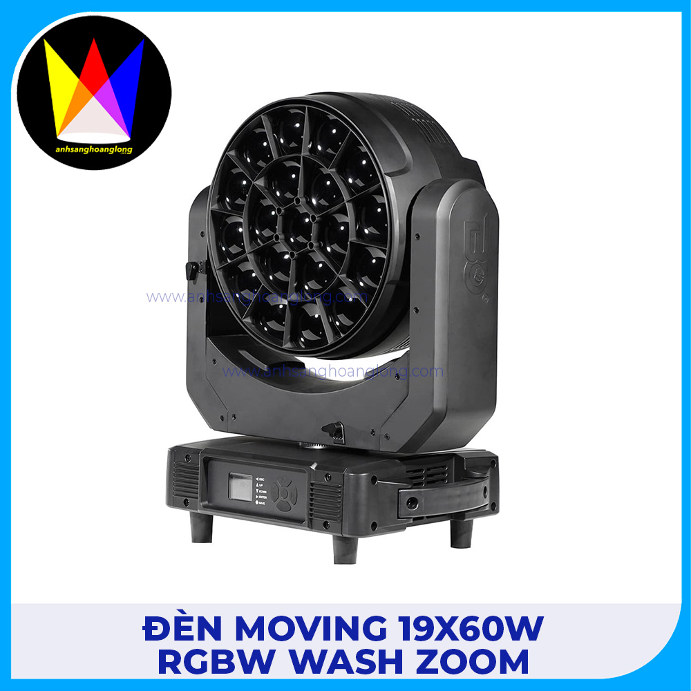 Đèn Moving 19x60W RGBW WASH Zoom