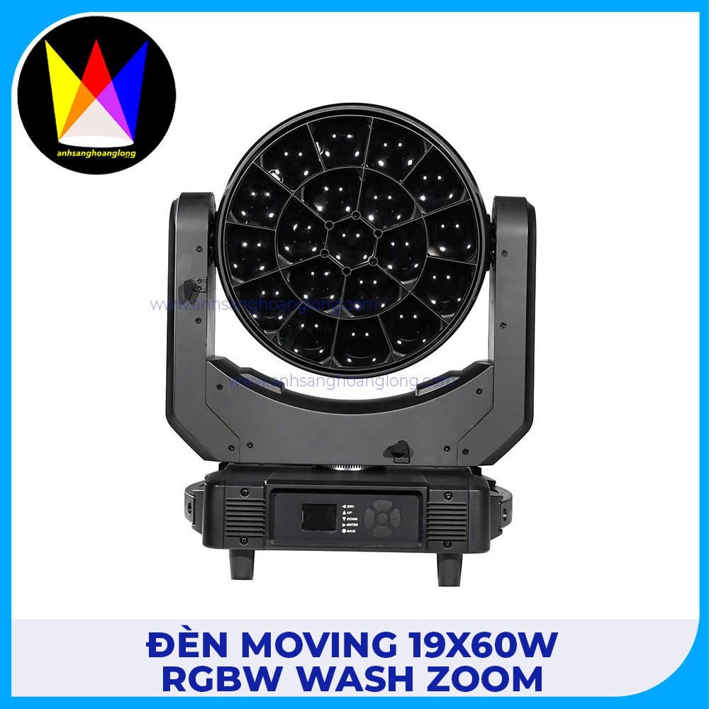 Đèn Moving 19x60W RGBW WASH Zoom