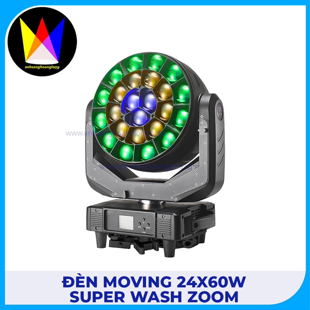 Đèn Moving 24x60W Super WASH Zoom