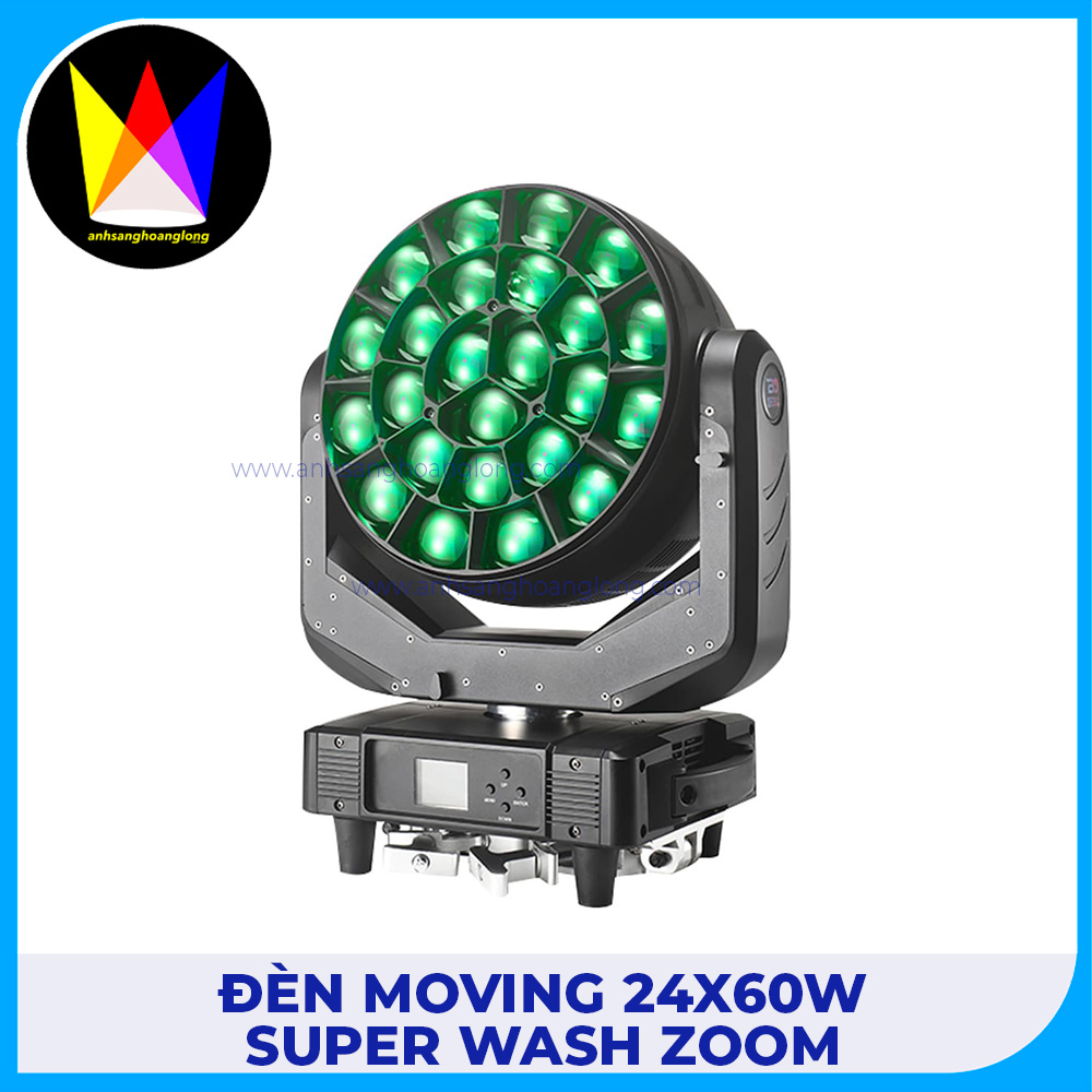 Đèn Moving 24x60W Super WASH Zoom