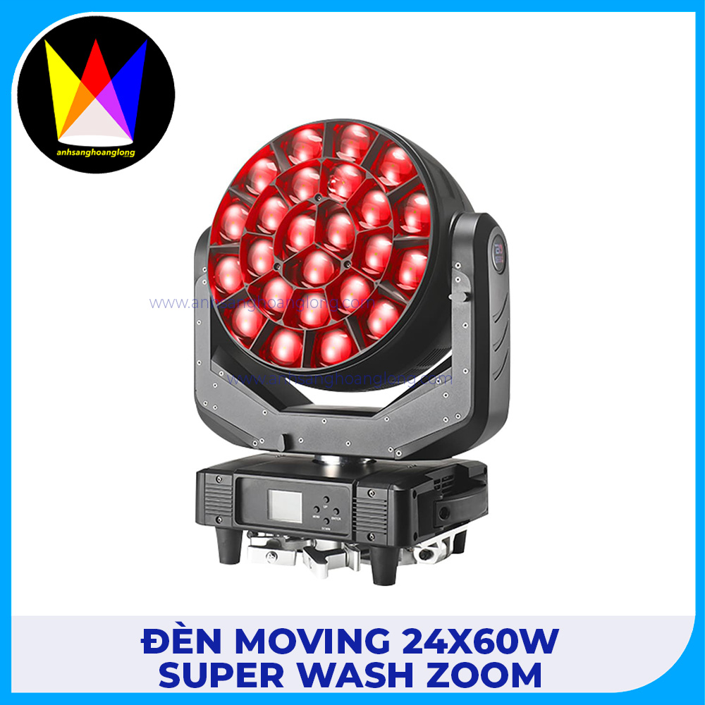 Đèn Moving 24x60W Super WASH Zoom