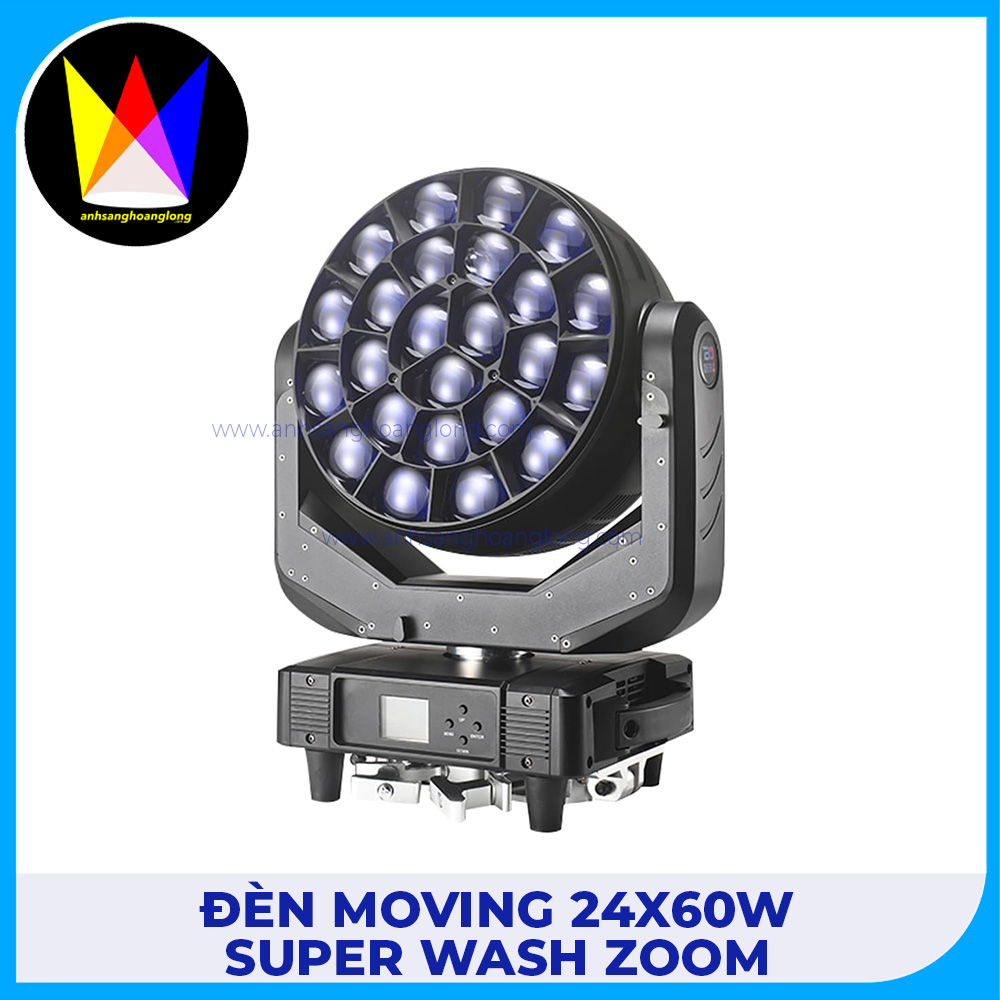 Đèn Moving 24x60W Super WASH Zoom