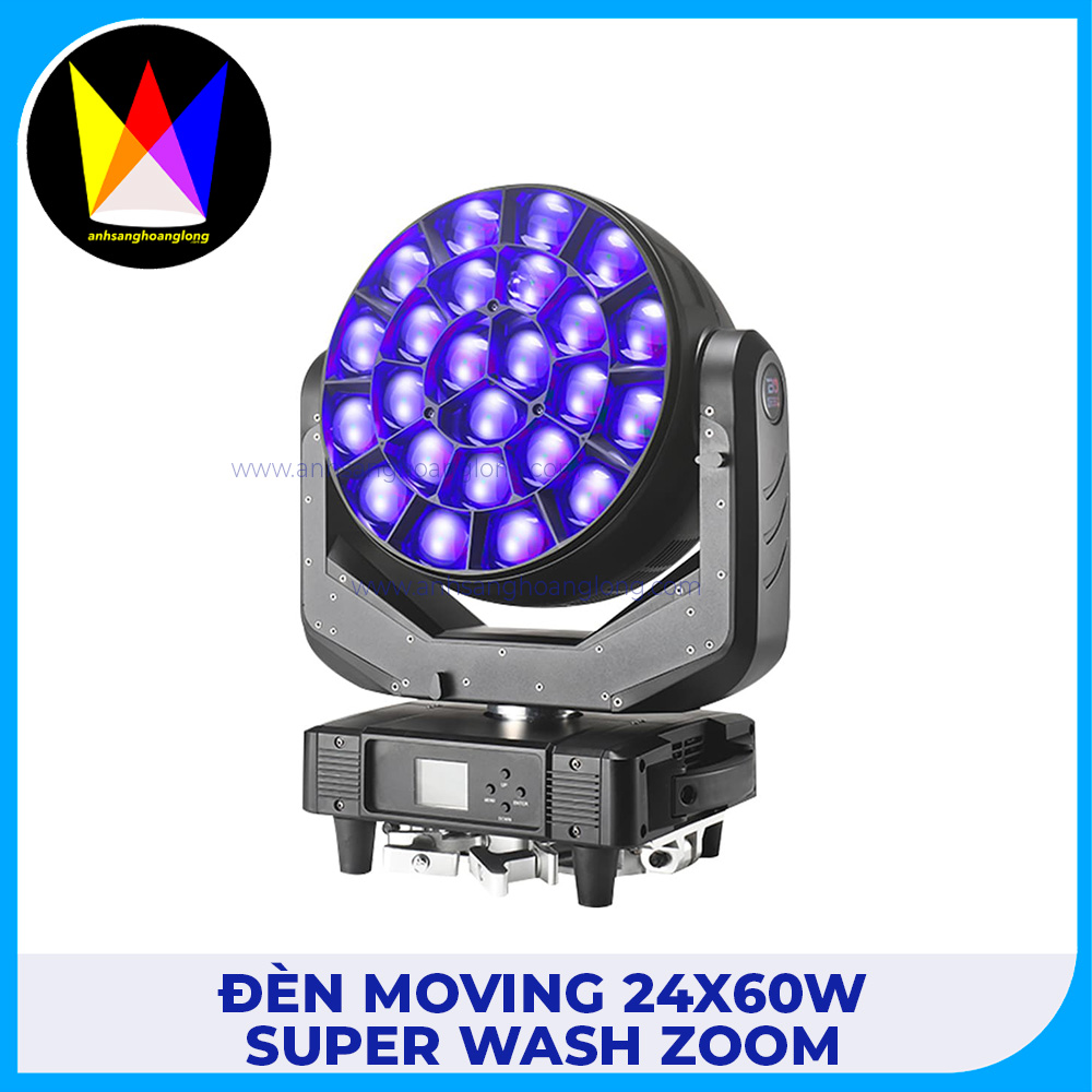 Đèn Moving 24x60W Super WASH Zoom