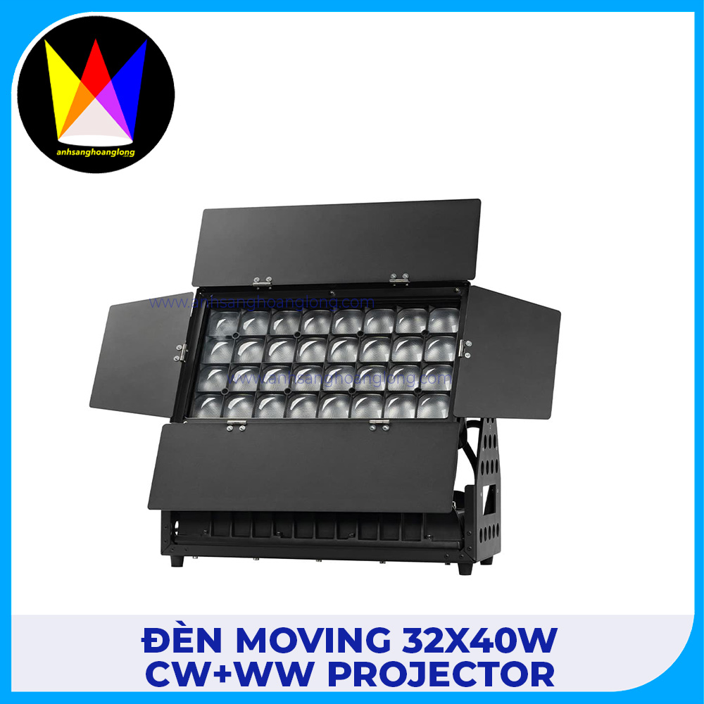 Đèn Moving 32x40W CW+WW Projector
