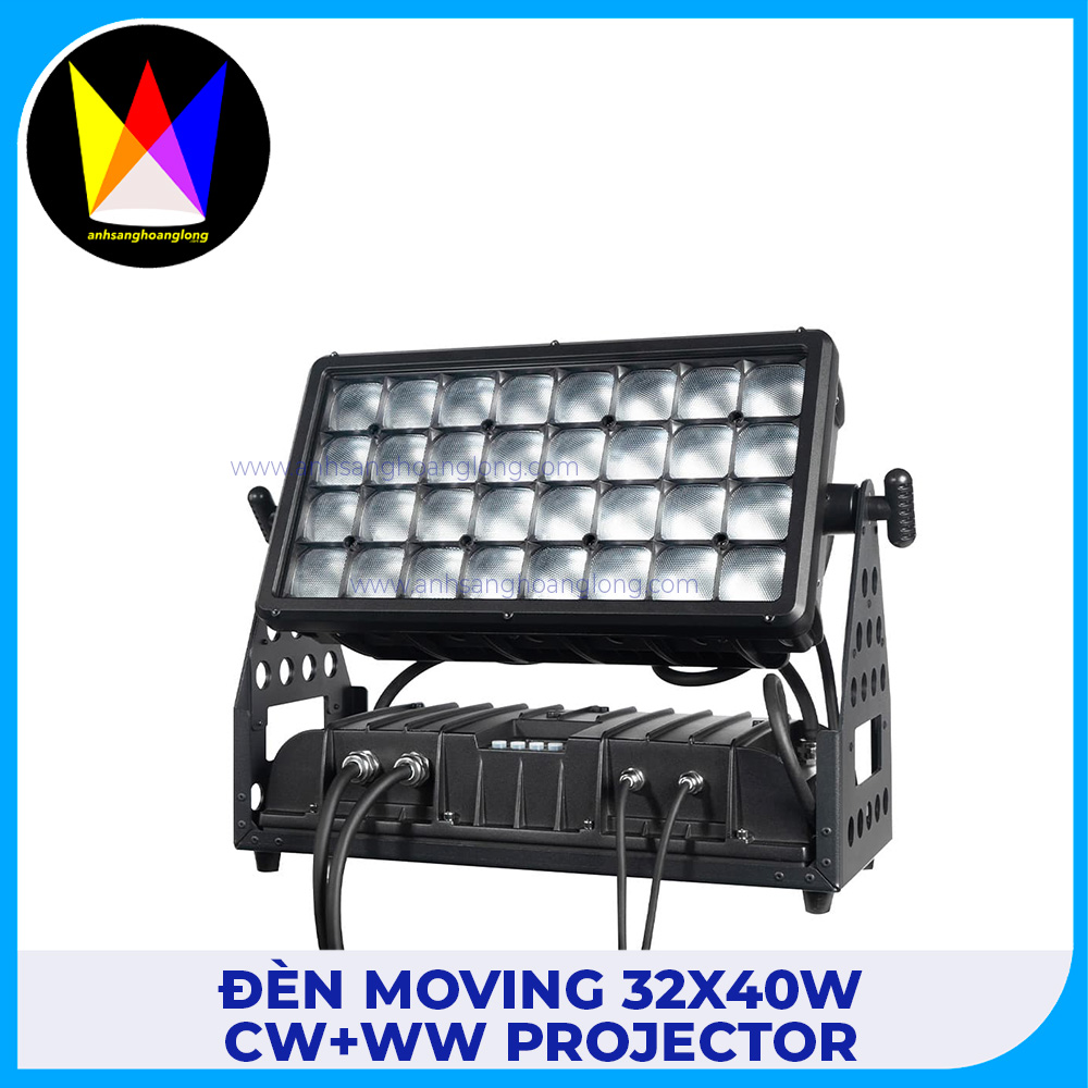 Đèn Moving 32x40W CW+WW Projector