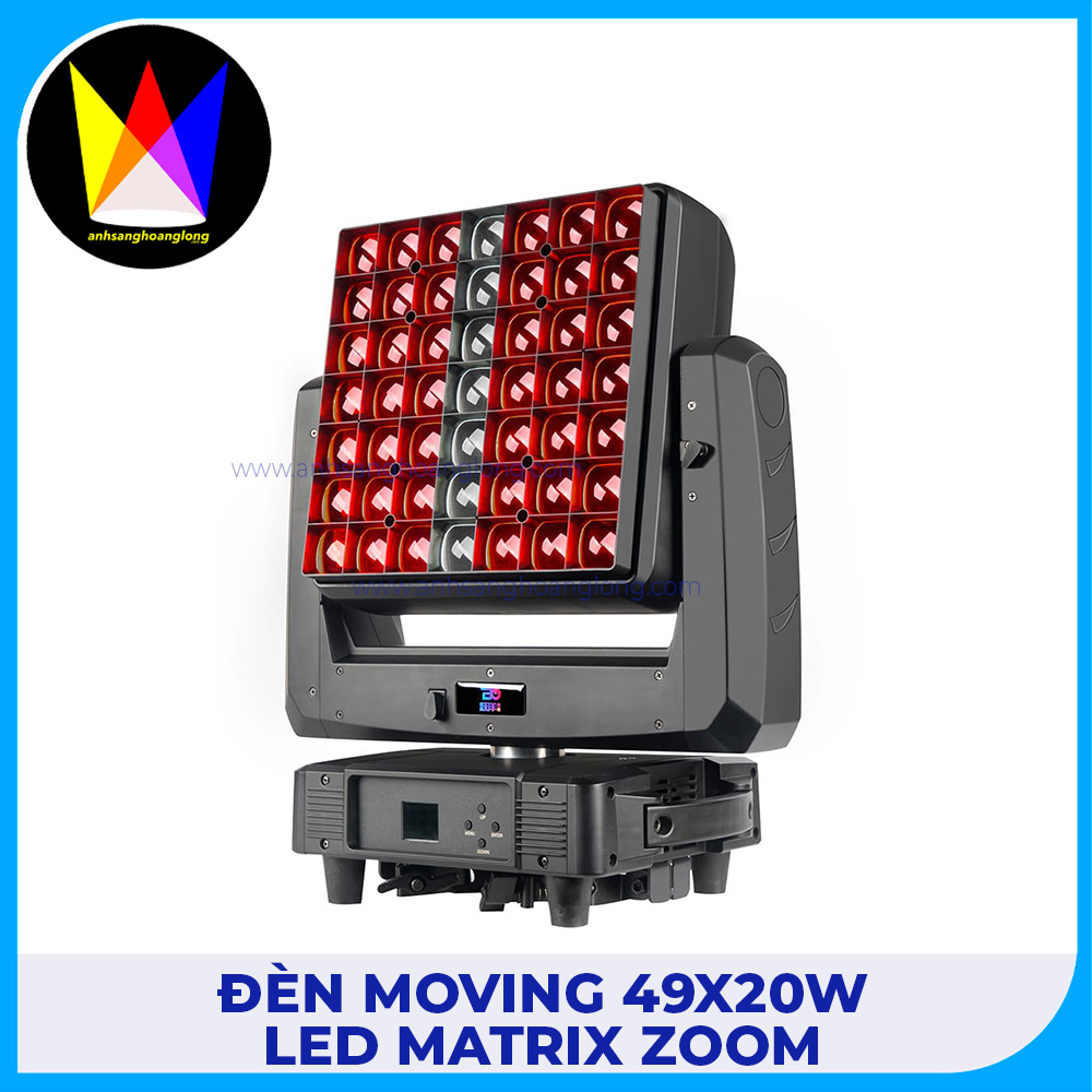 Đèn Moving 49x20W LED Matrix Zoom